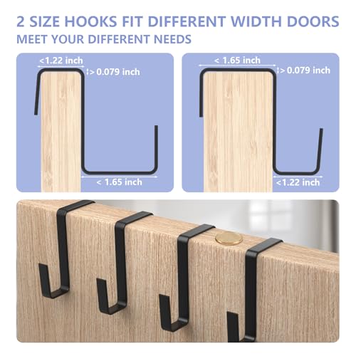 1 Pack 8 Shelves Over The Door Shoe Organizer