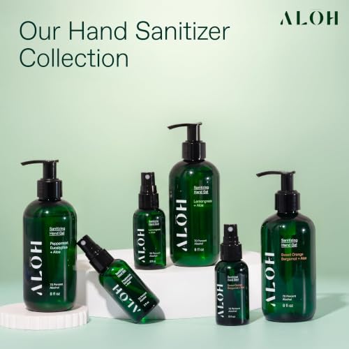 ALŌH Travel Size Hand Sanitizer Spray 3 (6 Fl Oz)