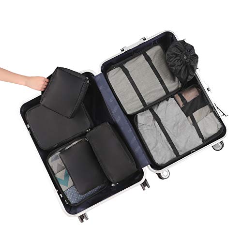 8 Set Packing Cubes Luggage Packing Organizers for Travel Accessories