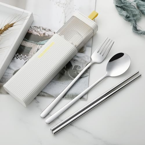 Travel Utensils with Case (4 Count)