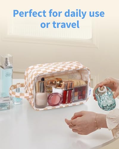 Clear Toiletry Bags for Traveling Women Men