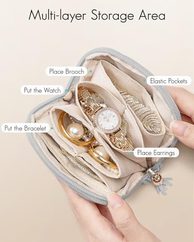 Small Travel Jewelry Case