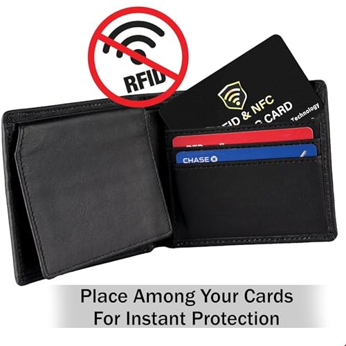 4 Pack RFID Blocking Card for Credit Debit ID Card (4 Count)