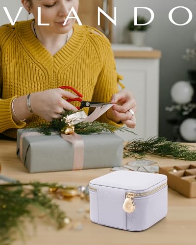 Travel Jewelry Box with Clear 6 Velvet Bags