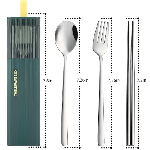 Travel Utensils with Case (4 Count)