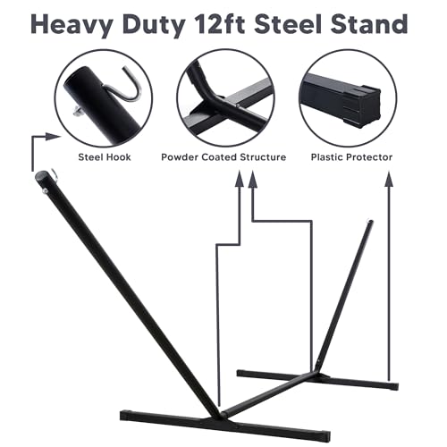 Double Hammock with Stand Included