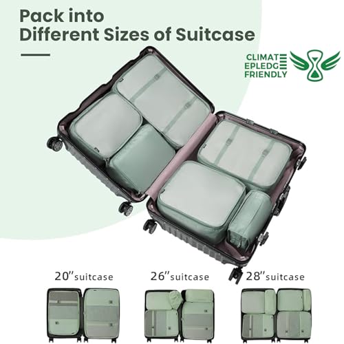 10 Set Packing Cubes Various Sizes Packing Organizer for Travel Accessories Luggage Carry On Suitcase