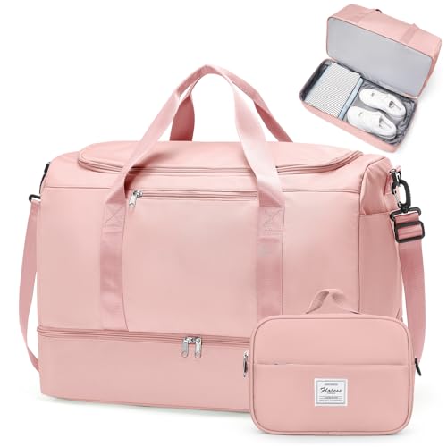 Travel Duffle Bag with Shoes Compartment
