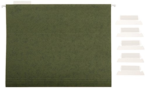 Hanging File Folders with Adjustable Tabs (25 Count)