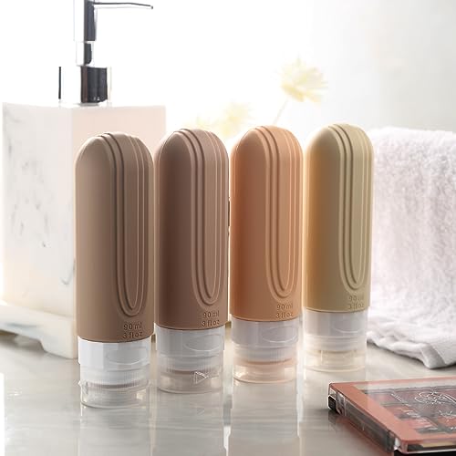 Travel Bottles for Toiletries (4 Count)