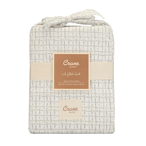 Neutral Hashtag Fitted Crib & Toddler Sheet