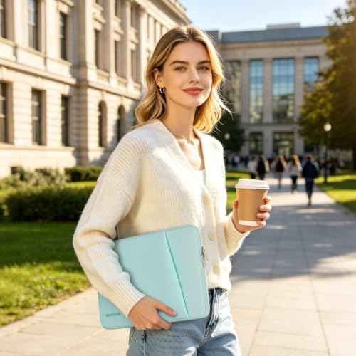 RAINYEAR 13.3 Inch Laptop Sleeve Padded Case Cover with Pocket