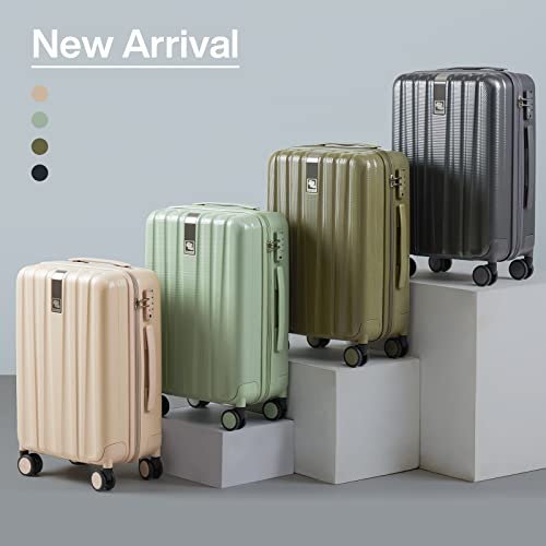 Luggage Sets 2 piece Carry On Luggage with Wheels PC Hard Shell Suitcases Lightweight Checked Travel Luggage Large Travel Suitcase Woman Men 20 (2 count)