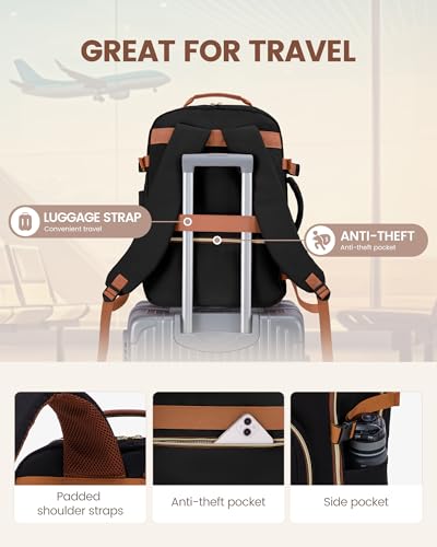 50L Travel Backpack Flight Approved Carry on Backpack