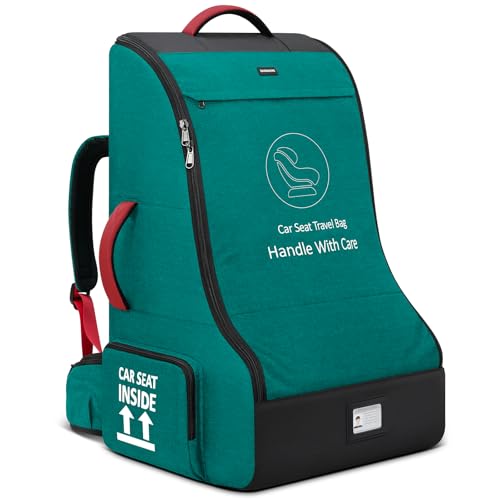Padded Car Seat Travel Bag for Airplane Car Seat Backpack