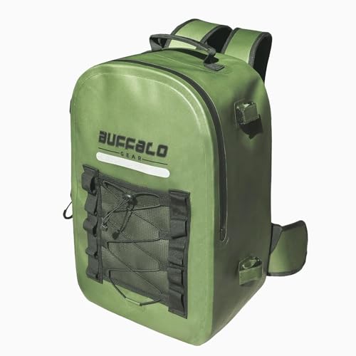 26L Waterproof Fishing Tackle Backpack with Rod Holder