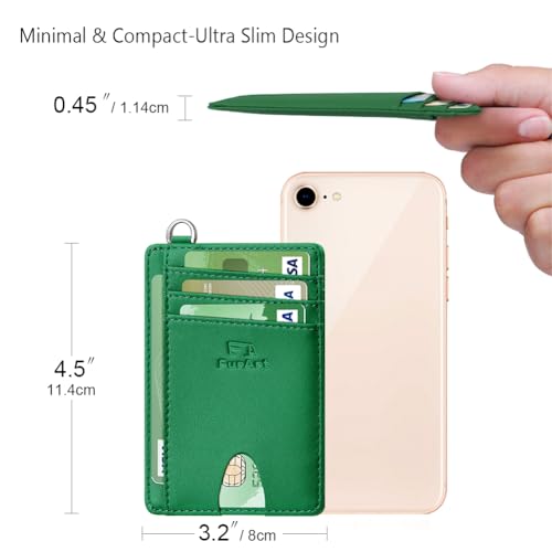 Slim Minimalist Wallet RFID Credit Card Holder for Men