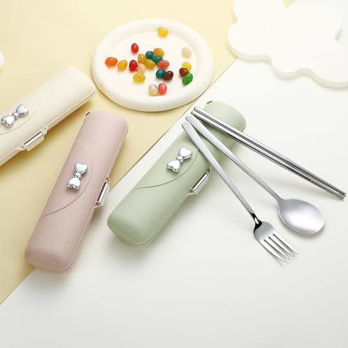 Travel Silverware Set with Case (4 Count)