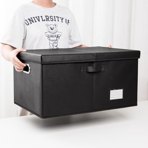 Collapsible Storage Box with Lid [3