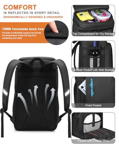 Cooler Backpack Insulated Leak Proof for Women Men Soft Cooler Bag (36 Count)
