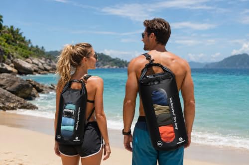 Waterproof Dry Bag with Double Zip (3 Count)