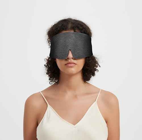 Wraparound Style Organic Cotton Eye Mask with Padded Nose