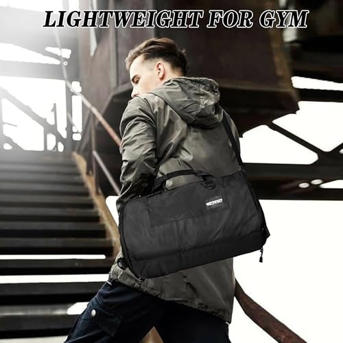 Gym Bags for Men & Expandable Canvas Duffle Bag