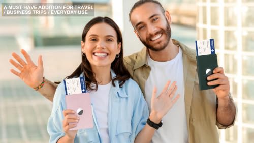 Airtag Passport Holder for Women Men Travel