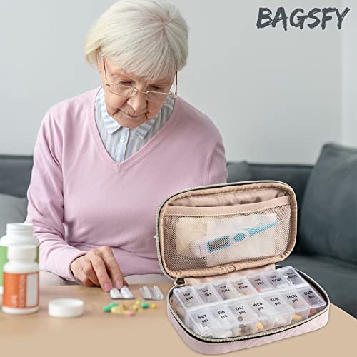 Pill Organizer Case 2 Times a Day