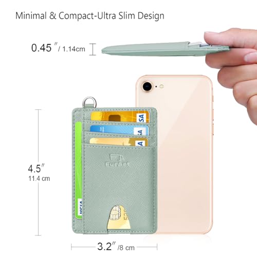 Slim Minimalist Wallet RFID Credit Card Holder for Men