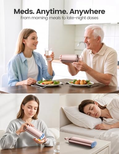 Metal Pill Organizer 2 Times a Day