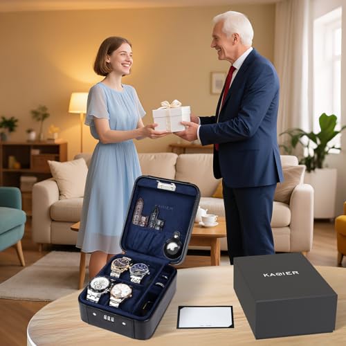 Watch Travel Case with Combination Lock
