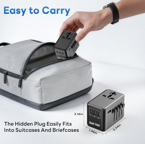 Universal Travel Adapter 70W GaN