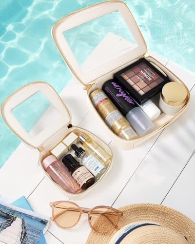 Travel Clear Makeup Bag Set