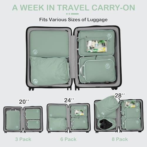 Compression Packing Cubes for Travel