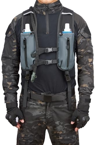 Insulated Hydration Pack Hiking Water Backpack Running Vest with 3L TPU Bladder Bag for Marathon Cycling Men