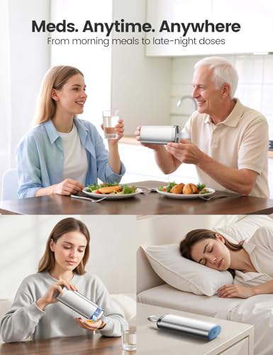 Metal Pill Organizer 2 Times a Day