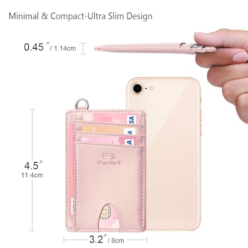 Slim Minimalist Wallet RFID Credit Card Holder for Men
