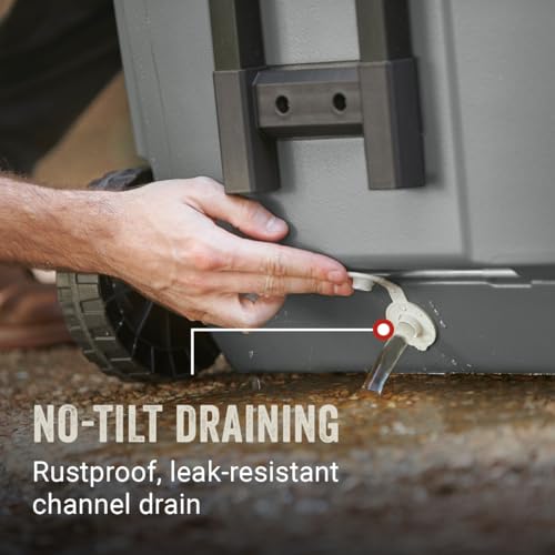 Classic Series Insulated Portable Rolling Cooler with Wheels
