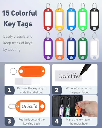 12 Hook Portable Key Organizer