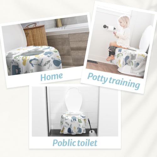 30 Pcs Toilet Seat Covers Disposable for Toddlers & Adults (30 Count)