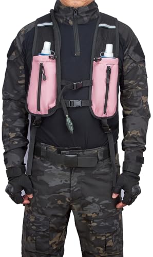 Insulated Hydration Pack Hiking Water Backpack Running Vest with 3L TPU Bladder Bag for Marathon Cycling Men