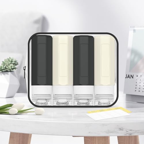 Travel Bottles for Toiletries 3oz (4 Count)