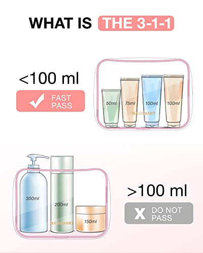 Clear Toiletry Bag 2 (2 Count)