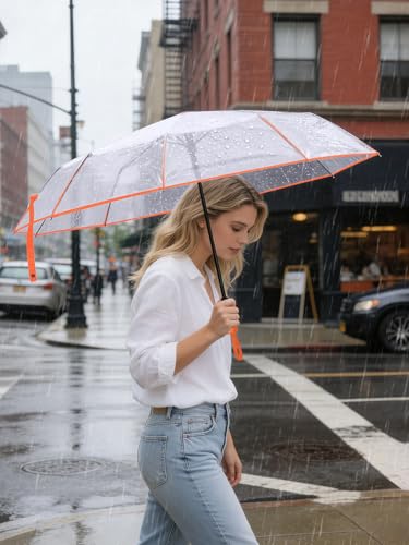 Windproof Travel Umbrellas for Rain and Sun (2 Count)