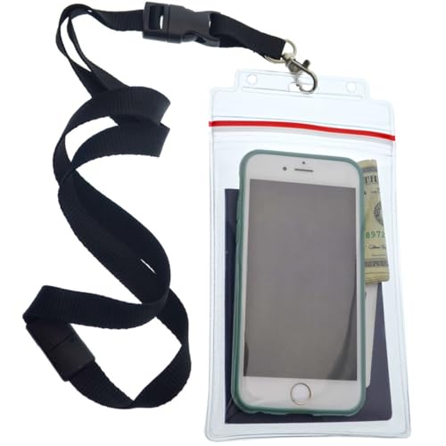 Bulk 20 Pack Heavy Duty Water and Tear Resistant Passport Holders with Lanyard