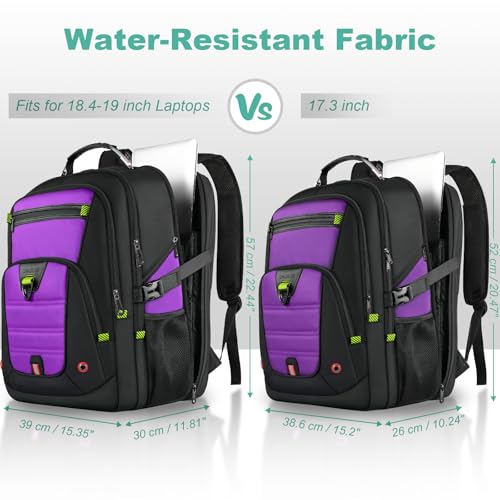52L Extra Large Travel Backpack for Men&Women