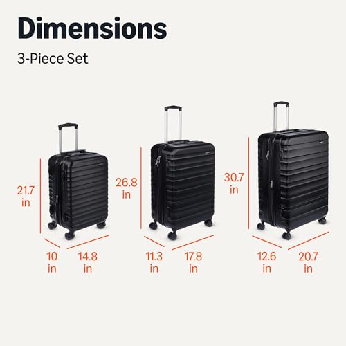 3 Piece Hardshell Luggage Set (3 Count)