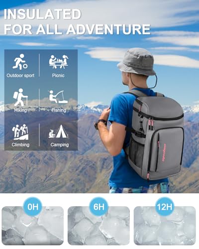 Cooler Backpack Insulated Leak Proof for Women Men Soft Cooler Bag
