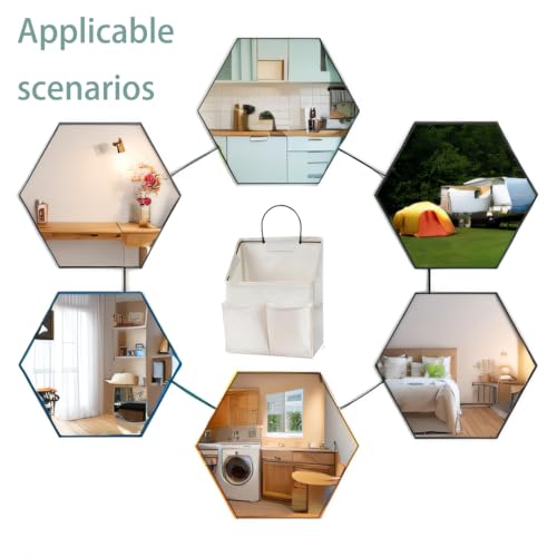 4pcs Wall Hanging Storage Bag